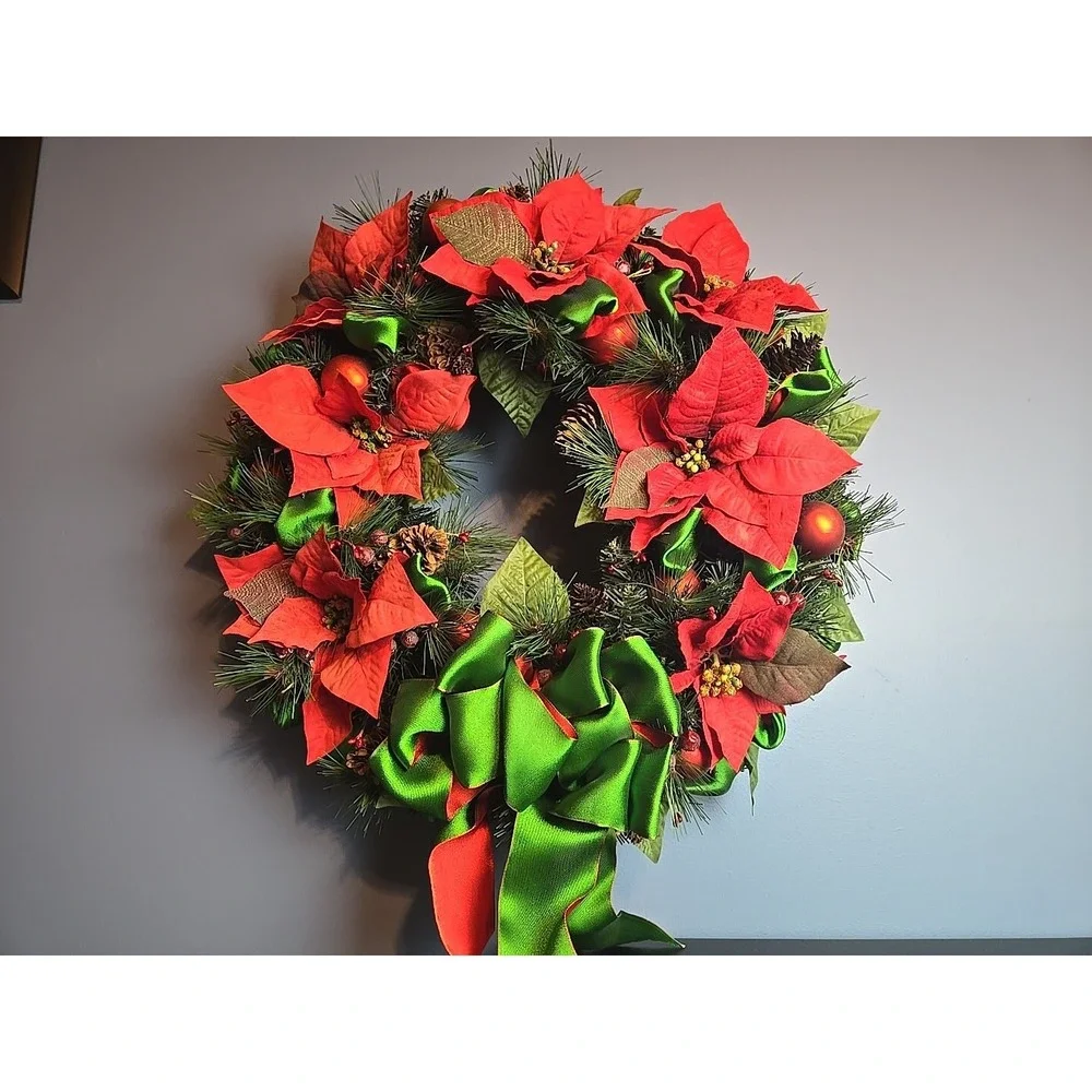 Christmas Wreath Front Door 21